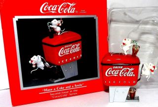 Coca Cola Ornament Have A Coke And A Smile 571512 Enesco 1990