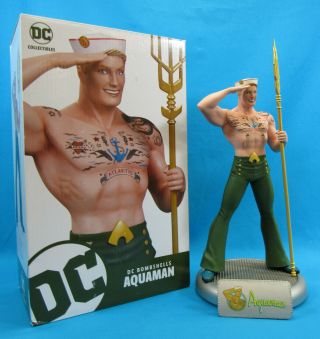 Dc Bombshells Aquaman Statue 0683/5000 Dc Collectibles 2017