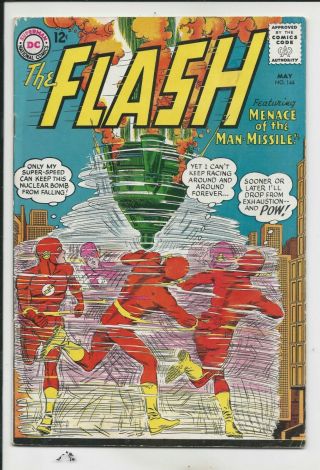 Dc Comics The Flash Vol 144 Silver Age Fn Mid - Grade Man Missile Scanned Pix