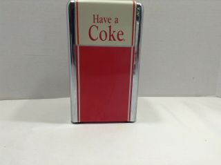 Coca Cola Have A Coke Napkin Holder Dispenser Metal Chrome 50 