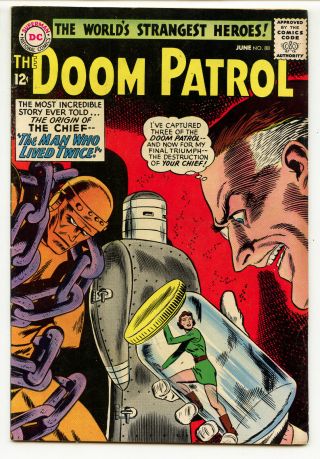 Jerry Weist Estate: The Doom Patrol 88 (dc 1964) Fn No Res