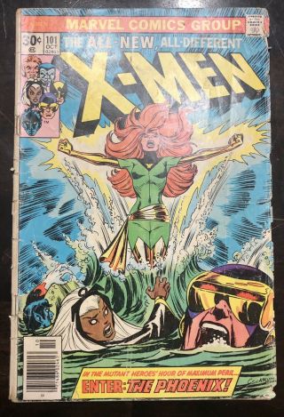 The X - Men 101 (oct 1976,  Marvel) 1st App.  Phoenix