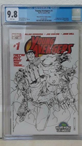 Young Avengers 1 Cgc 9.  8 Wizard World Con Exclusive 1st Kate Bishop