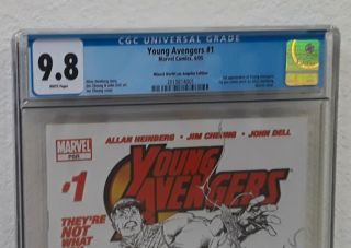 YOUNG AVENGERS 1 CGC 9.  8 WIZARD WORLD CON Exclusive 1st Kate Bishop 2