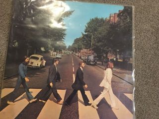 1980’s The Beatles Abbey Road Vinyl Lp Zealand Press Pcso 7088 - Rare