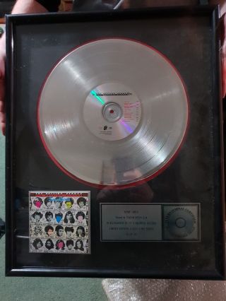 The Rolling Stones " Some Girls " Platinum Record