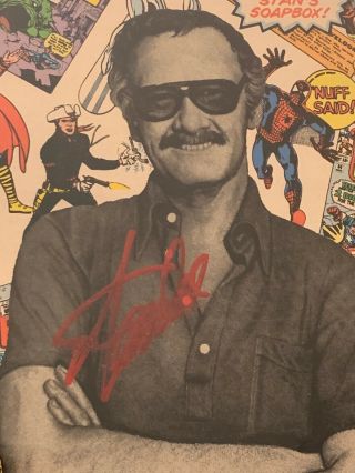 STAN LEE SIGNED CGC 9.  6 Black and White Photo Cover Marvel Age 41 3