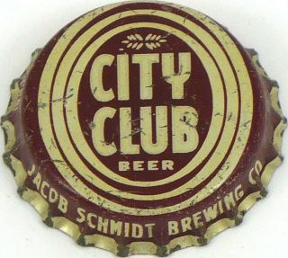 1950s Minnesota Schmidt City Club Beer Cork Crown Tavern Trove W