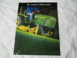 John Deere Compact Utility Tractor 755 855 955 670 770 870 970 1070 Brochure