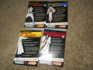 Rurouni Kenshin Manga Complete Series VizBig Volumes 1 - 12 4 Books 2