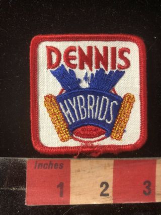 Dennis Hybrids Farmer / Agriculture Related Advertising Patch 80xf