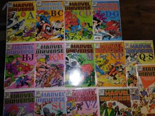 The Official Handbook Of The Marvel Universe Vol.  1 Issues 1 - 15,