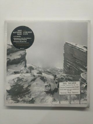 Dave Matthews Band Live At Red Rocks 4xlp Box Set 150g W/ Download