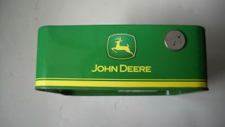 Metal John Deere Square Napkin Tray / Holder with Corn Cob Top Holder 4