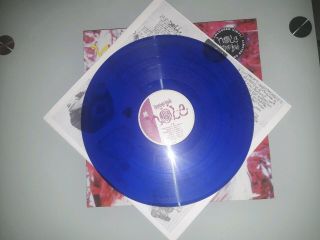 Hole - Pretty On The Inside 1991 German City Slang Blue Vinyl Lp With Inner