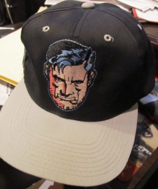 Punisher Cap American Needle Stitched Marvel Pre - Owned 1993