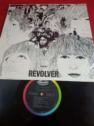 The Beatles Revolver Usa Vinyl Lp Capitol Rainbow Labels 1966 In Wrapper