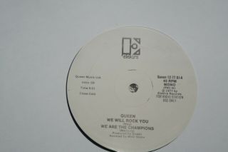 UBER RARE QUEEN – WE WILL ROCK YOU / WE ARE THE CHAMPIONS 12 