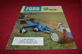 Ford Tractor 540 Hay Baler Dealers Brochure Amil15