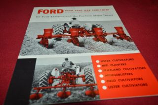 Ford Tractor Rear Tool Bar Equipment For 1958 Dealers Brochure Amil15