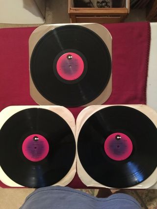 Woodstock Soundtrack Vinyl LP Record 3 Record Set Cotillion Records.  EX 3