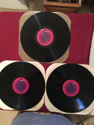 Woodstock Soundtrack Vinyl LP Record 3 Record Set Cotillion Records.  EX 4