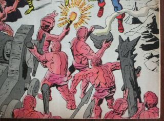 Avengers 5 (1964) Invasion of the Lava Men.  Kirby artwork. 8