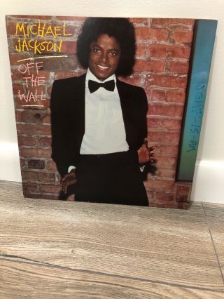 Michael Jackson Off The Wall (1979) Vinyl Lp Gold Promo Stamp