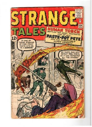 Strange Tales 104 1st Appearance Trapster,  Paste Pot Pete