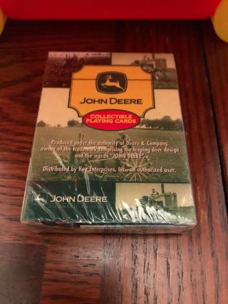 John Deere Collectible Playing Cards Deck Nib Never Opened