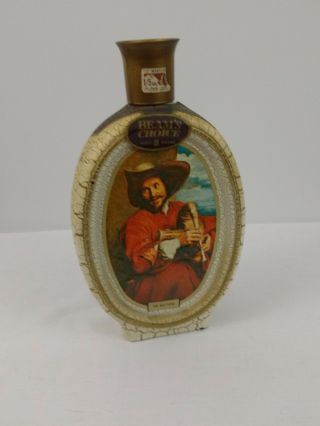 Vintage Jim Beam Whiskey Decanter Bottle The Bag Piper By Van Dyck