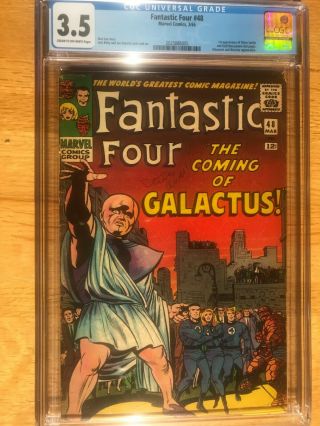 Fantastic Four 48 Cgc 3.  5 Silver Surfer Galactus Bought By Me