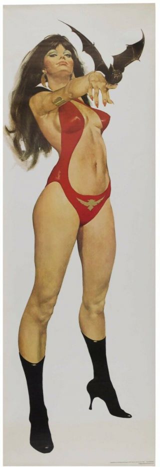 1972 Vampirella Warren 24x72 " Door Poster By Jose Gonzales