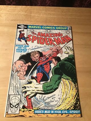 The Spider - Man 217 (jun 1981,  Marvel) Key Issue Mud Thing 1st App