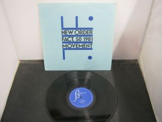 Vinyl Record 12” Order Fact 50 1981 Movement (t) 15