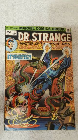 Doctor Strange 1 (jun 1974,  Marvel).  Brunner C/a.  1st App Silver Dagger.