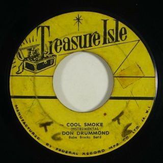 Don Drummond/techniques " Cool Smoke " Reggae 45 Treasure Isle Mp3
