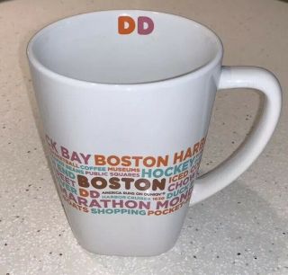 Dunkin Donuts Massachusetts Destinations Mug 2016 Limited Boston Southie Mug