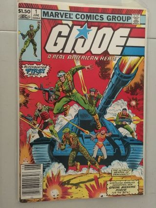 G.  I.  Joe A Real American Hero 1 (june,  Marvel Comics)