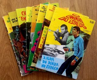 8 Star Trek Magazines From Portugal From 1970s Very Rare,  Flash Gordon Gift