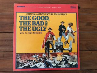 Ennio Morricone ‎– The Good,  The Bad & The Ugly Ost 1966 Ua Uas5172 Re Vinyl Nm -