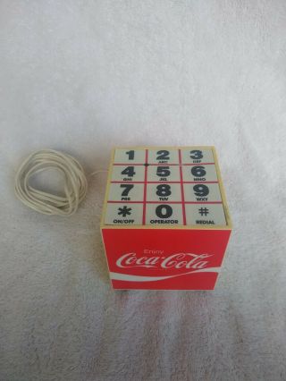 Vintage Coca Cola Usa Olympics Hands Cube Speaker Phone