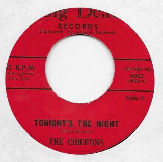The Chiffons " Tonight 