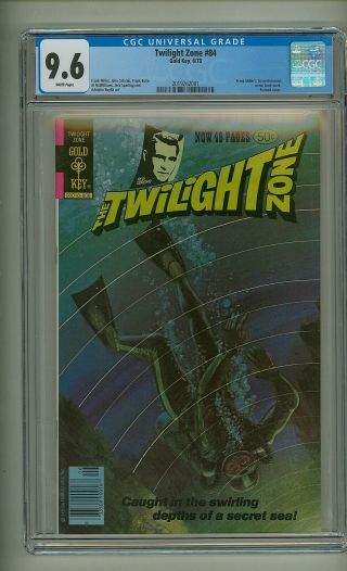 Twilight Zone 84 (cgc 9.  6) White Pgs; 1st Frank Miller Comic Book Work (c 23703)