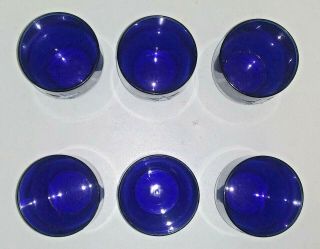 Dallas Cowboys Blue Star Logo 8 oz Plastic Tumblers Glasses Set of 6 2