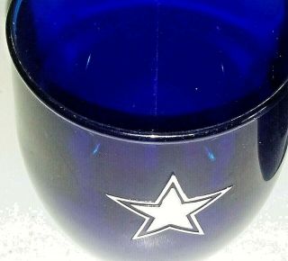 Dallas Cowboys Blue Star Logo 8 oz Plastic Tumblers Glasses Set of 6 4