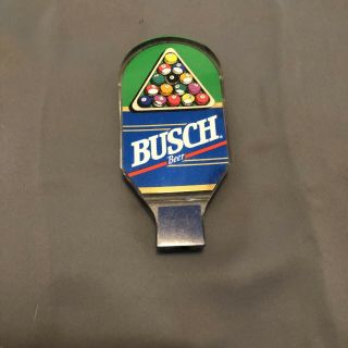 Vintage Busch Beer Tap Rare Pool / Billiards