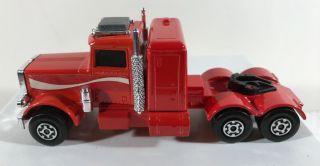 Vg 1978 Matchbox Kings Peterbilt Tractor For A Coca Cola Trailer.  Ko