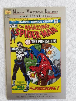 Marvel Milestone Edition: The Spider - Man 129 (nov 1992,  Marvel) Fine