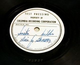 Frank Sinatra Alec Wilder Piece - Bassoon Acetate/test Pressing - Columbia - 1946 - Krfx